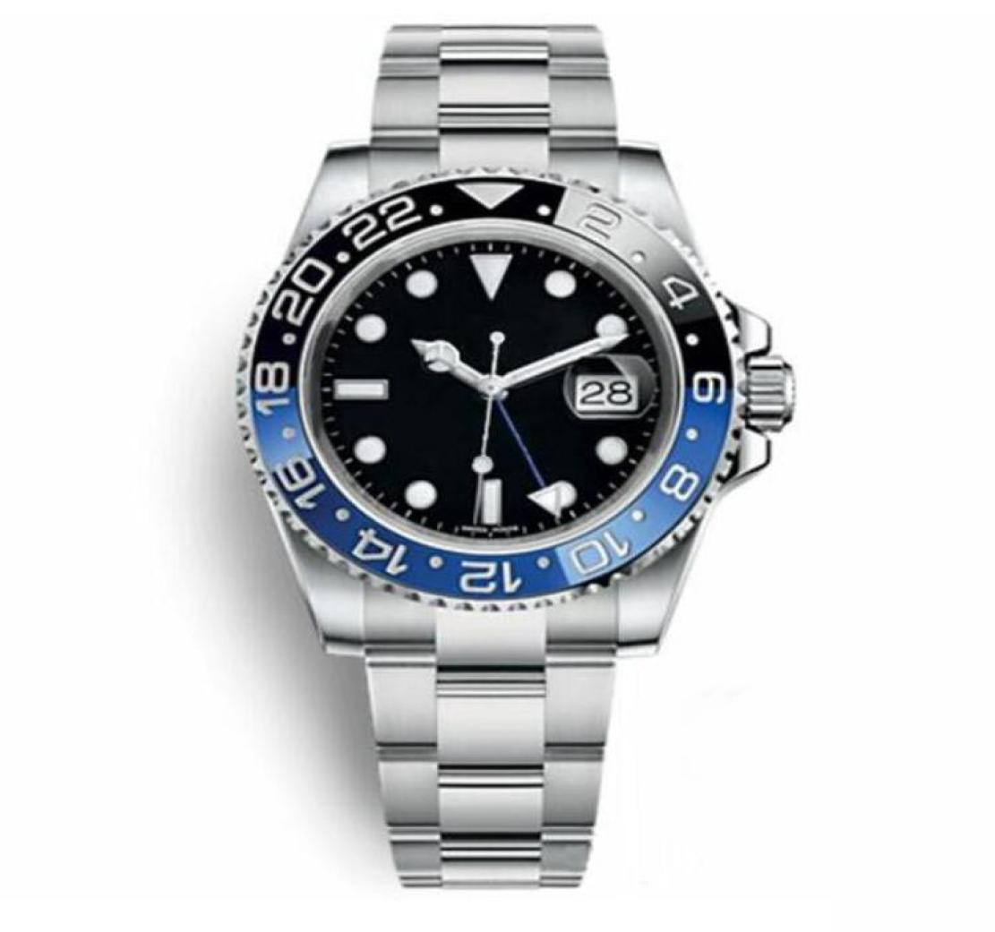 

Men watch 3866 Wristwatch Blue Black Ceramic Bezel Stainless Steel 40mm Watchc 116710 Automatic GMT Mechanical Movement Limited Ju8743640