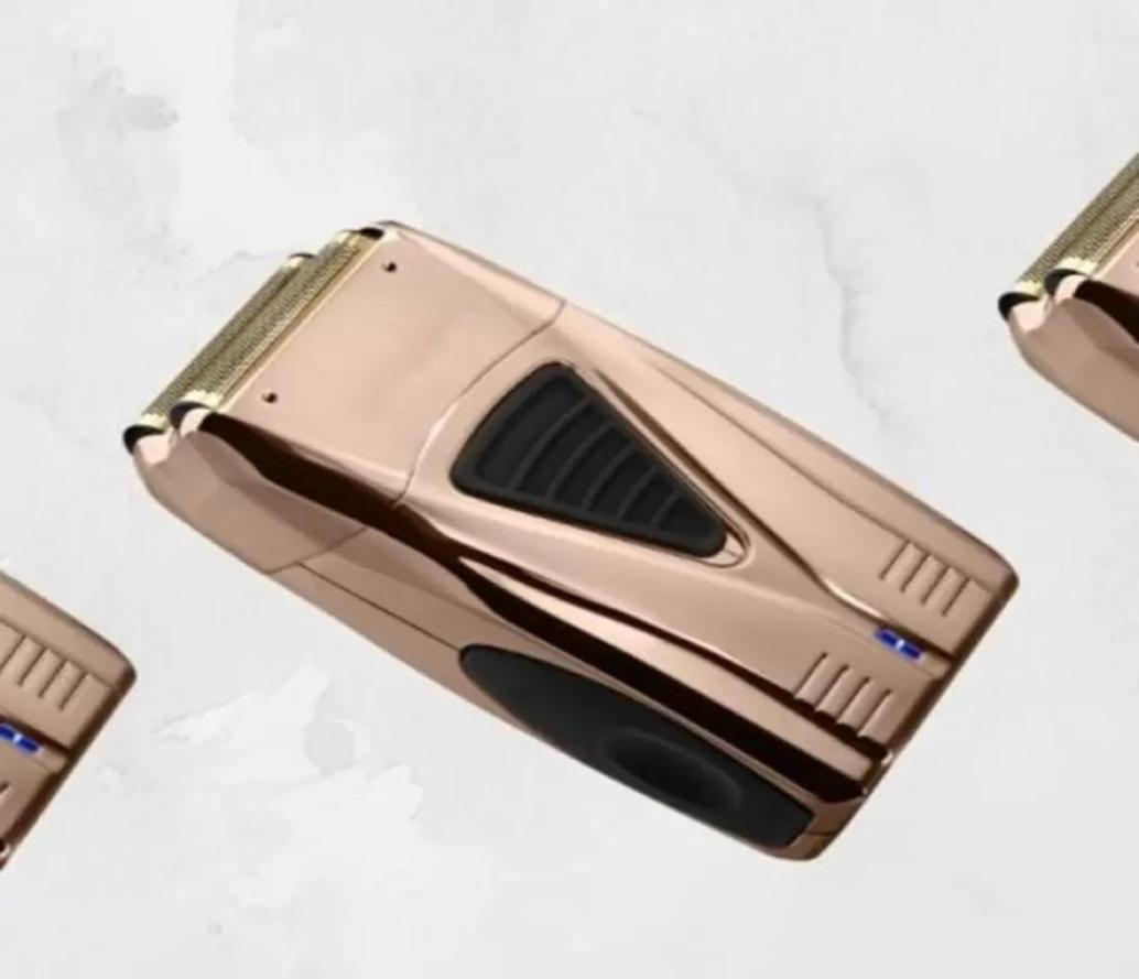 

Andis Hair Trimmer Professional Hairs Clipper titanium foil shaver Machine Cutter Shavers UK US EU Charging Gold color7567517