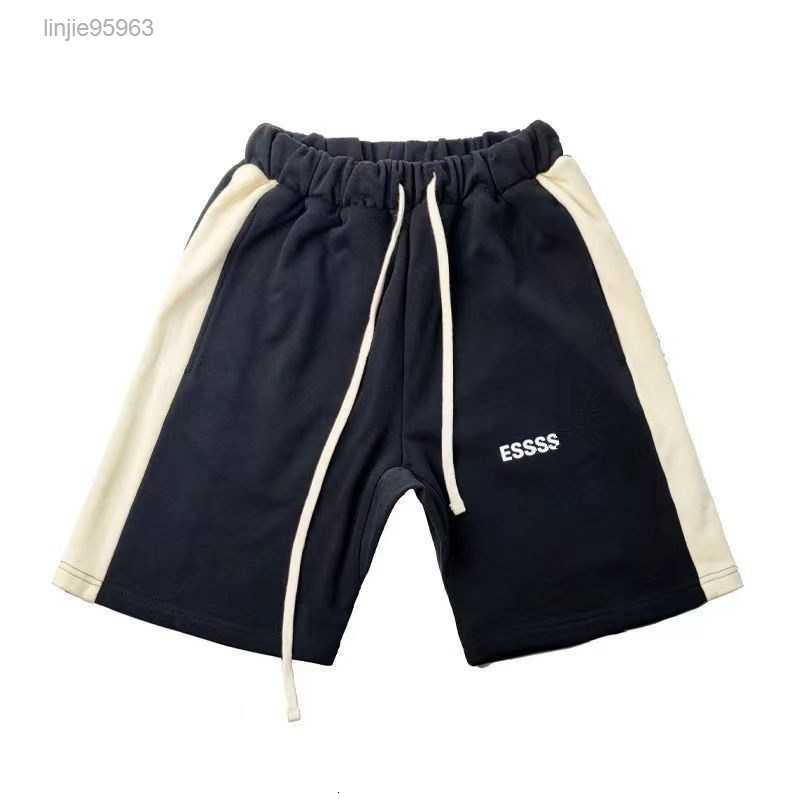 

Essentail 2023 Designer Short Fashion Casual Clothing Fears God California Shorts Striped Sports 5/4 Pant Streetwear Joggers Sportswear Fran 1n9k12332, Black