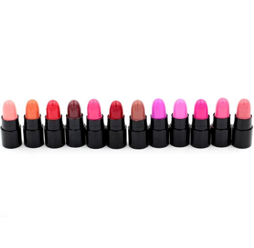 

Mini Lipstick Makeup Lipsticks Small High Quality Shine 72pcslot 12 Colors MakeUp Lipstick Set Lip Stick Lip Tint Net 12g 90221771413, Red