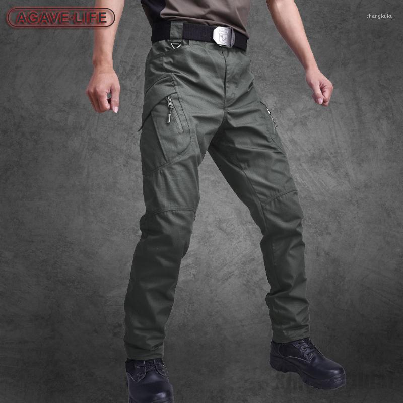 

Men's Pants Military Tactical Men Multi-Pockets SWAT Combat Army Trousers Male Waterproof Wear Resistant Casual Cargo Jogger, Khaki