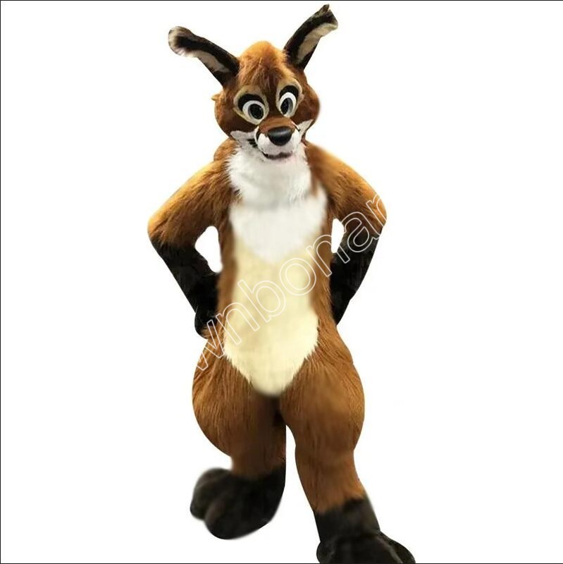 

High Quality Adult size Husky Fox Mascot Costume Carnival performance apparel Custom fancy costume, As picture