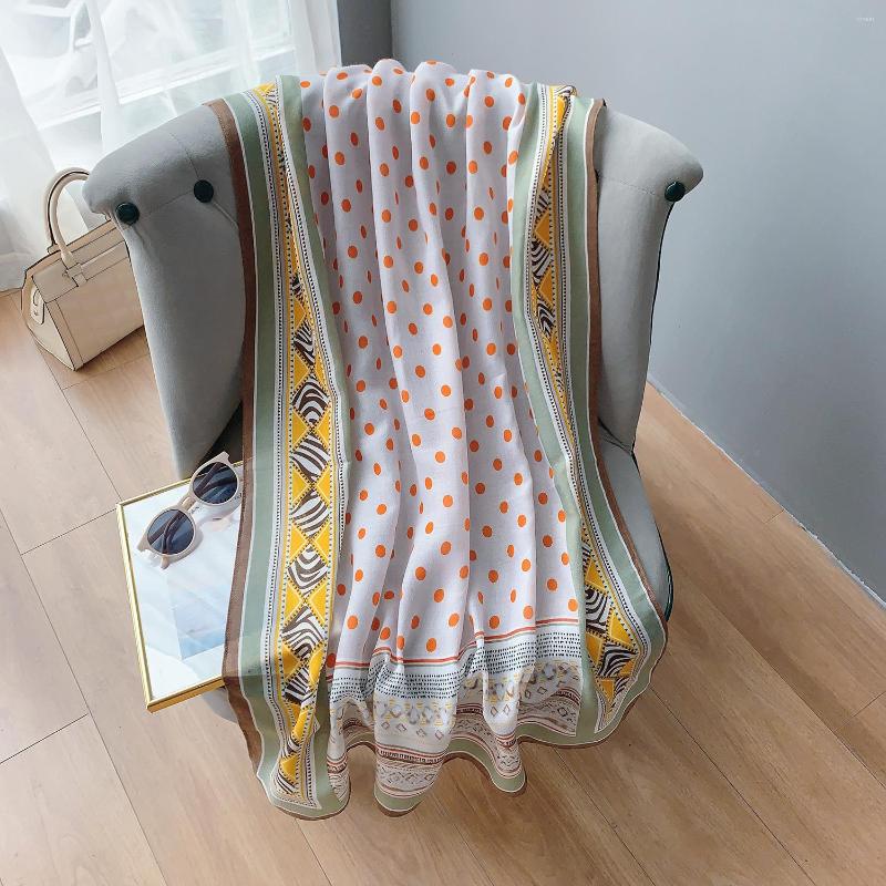 

Scarves 2023 Est Women Printed Scarf Cotton Voile Shawls