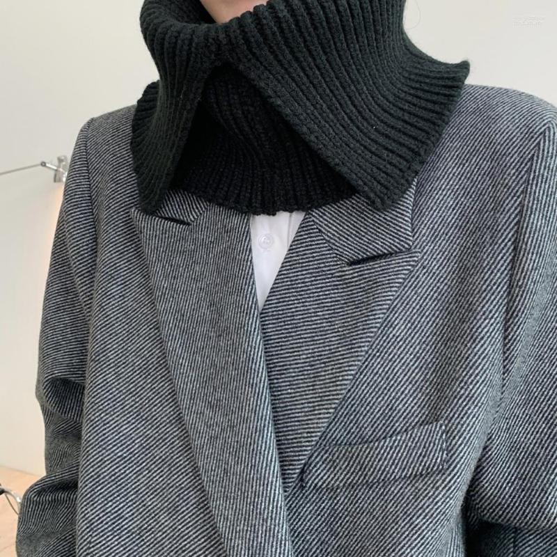 

Scarves Cold Resistant Solid Color Windproof Women Circle Scarf Neck Warmer For Outdoor