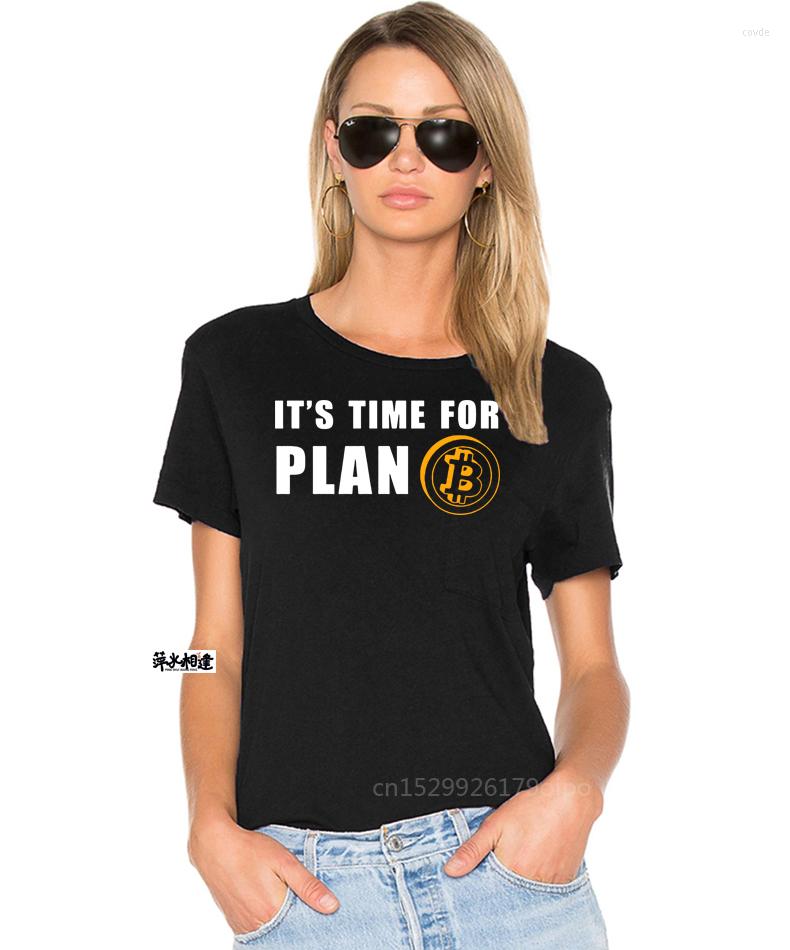 

Women's T Shirts Time For Plan BTC Crypto Currency Shirt Girl Short Sleeve T-shirts Cotton O-neck Casual Women T-shirt Tees Tops, Pink(men)