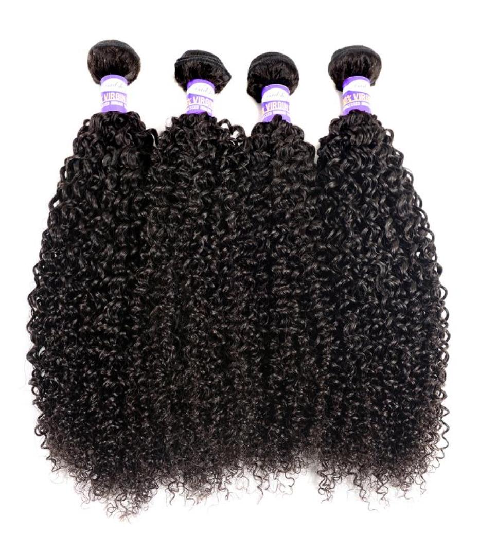 

9A Brazilian Human Hair Kinky Curly Virgin Hair 3 4 Bundles Kinky Curly Human Hair Extensions7170828, Natural color