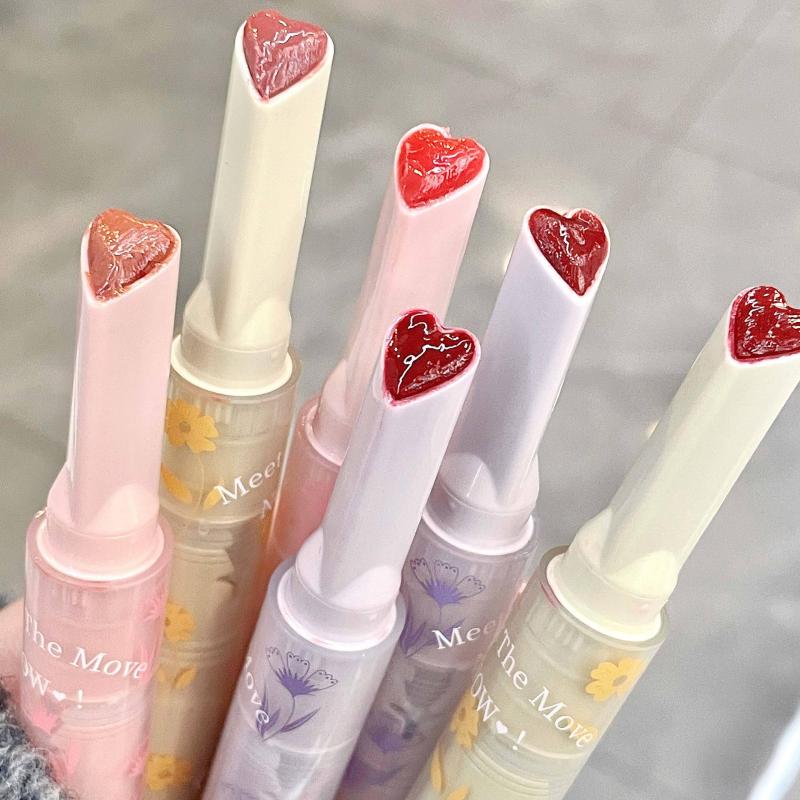 

Lip Gloss Bear Flower Language Secret Meaning Lipstick Moisturizing Waterproof Charming Students Not Fade Color Non-Stick Cup Pen