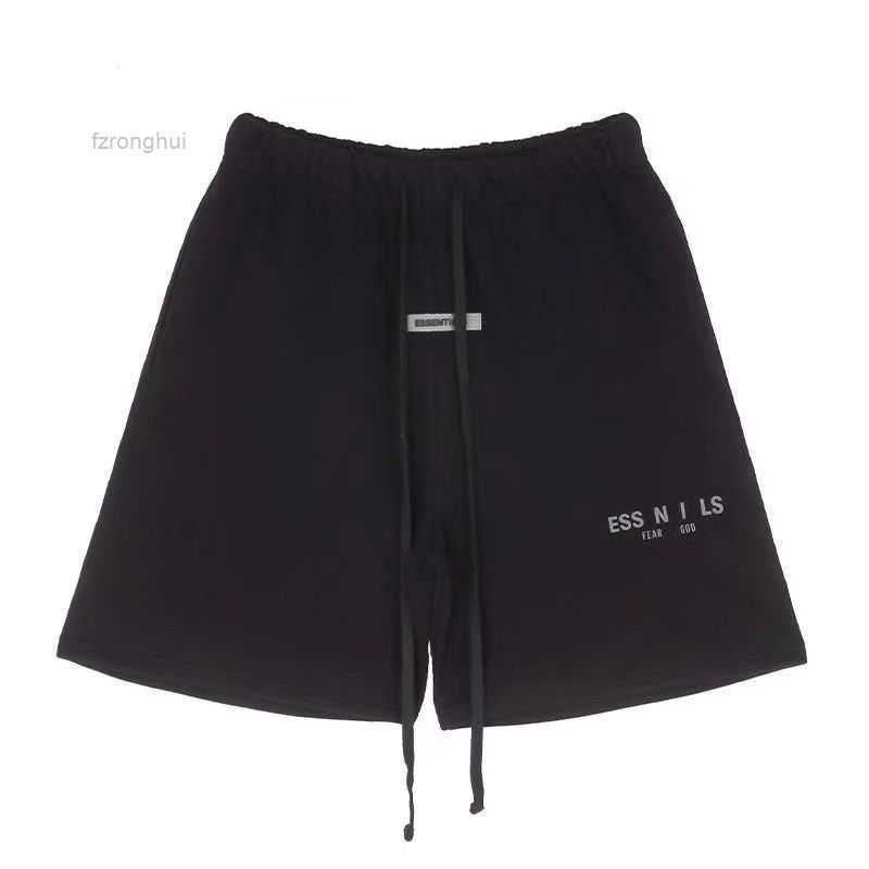 

2023 Reflective High Street Shorts Men' Casual Sports Pant Loose Oversize Style Drawstring Short Pants Trend Designer Ess 3 6VW4, Beige