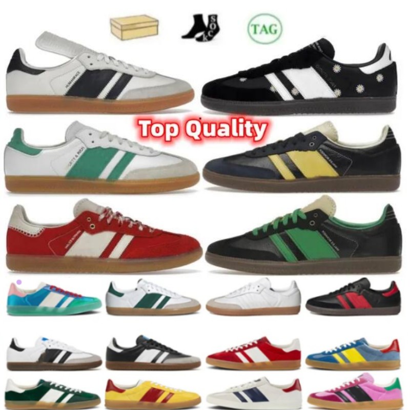 

Wales Running Shoes Vegan OG Sporty Rich White Green Sneakers Black White Gum Mens Womens Trainers Size 36-45