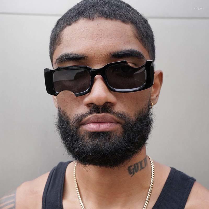 

Sunglasses Square Men Brand Designer Vintage Black Sun Glasses Male Fashion Punk Personality Outdoors Mirror