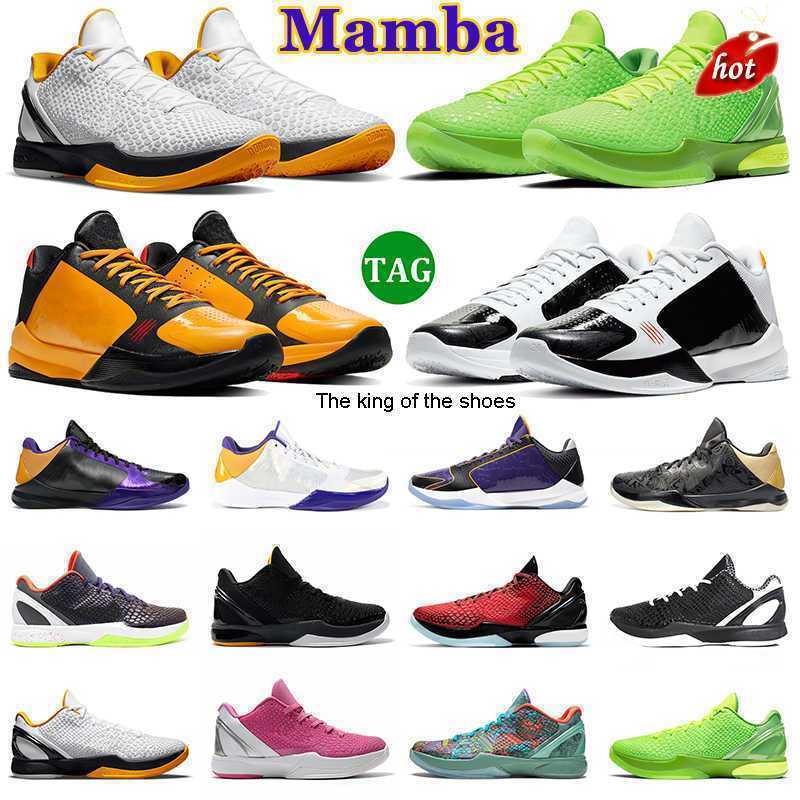 

2023 Top High Basketball shoesNewest 6 Protro Mamba Men Shoes Grinch Mambacita Sweet 16 5 Rings Chaos Alternate Bruce Le, 17