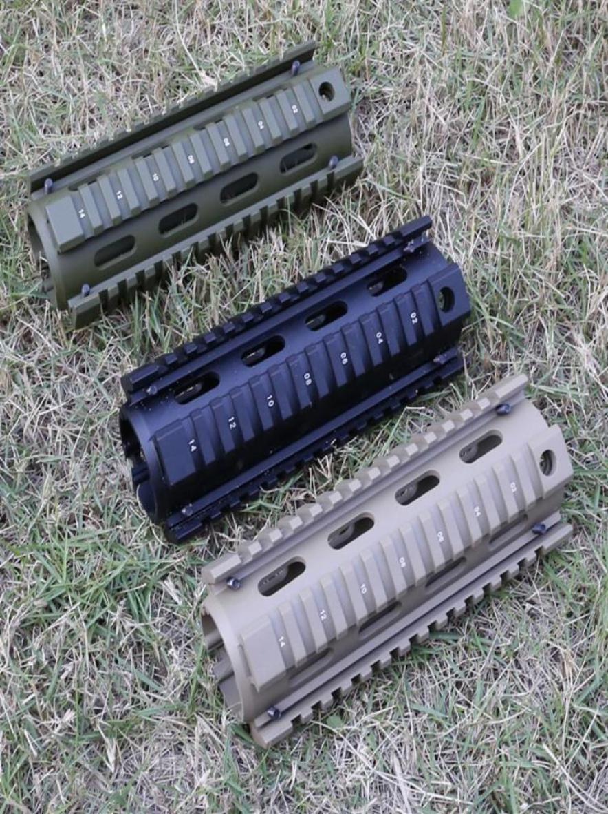 

Tactical TSerie Float 6 7 Inch slanted holes Handguard Quad Rail Scope Mount Gun Accessories244j5782677