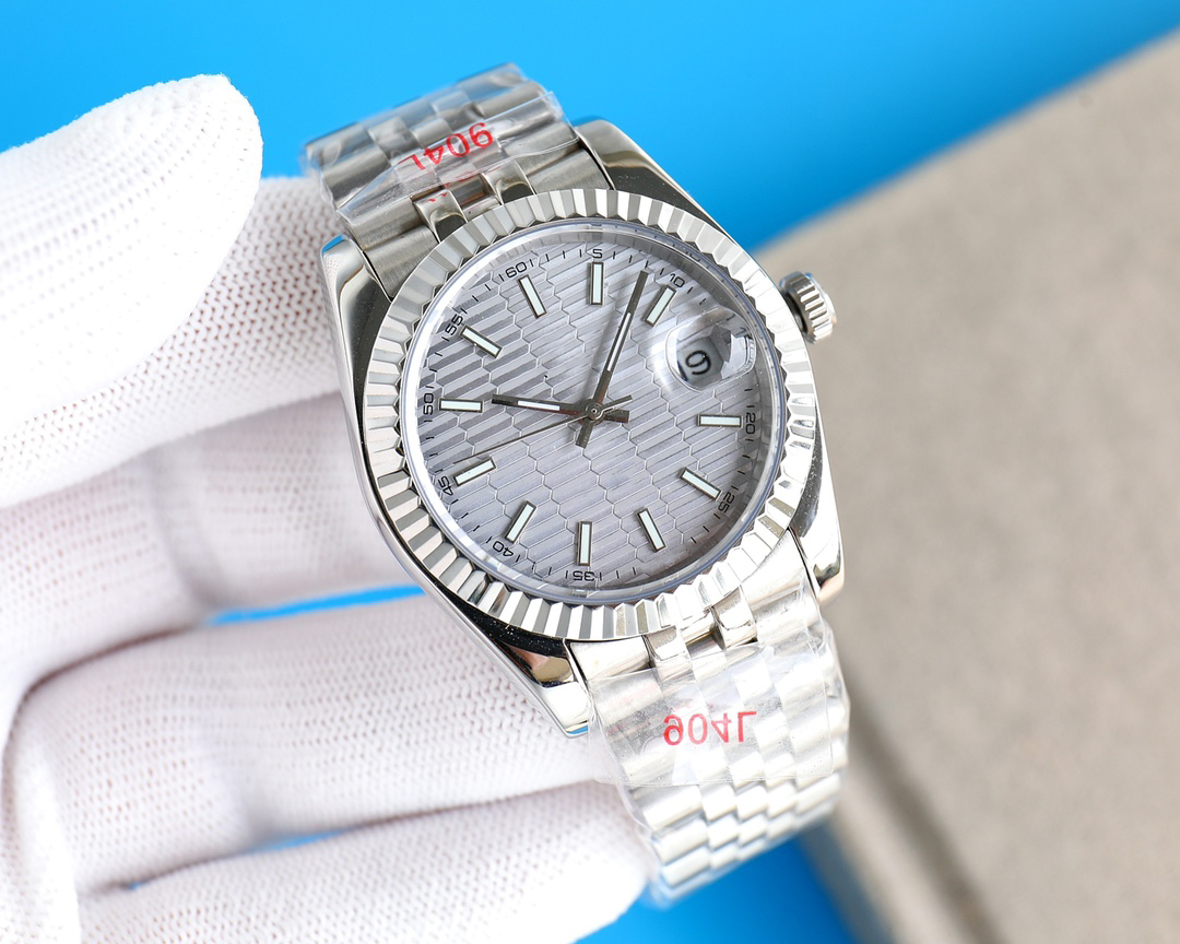 

New Classic Watch 36/41mm Precision Durable Automatic Movement Stainless Steel Band for Men and Women, Colour 5