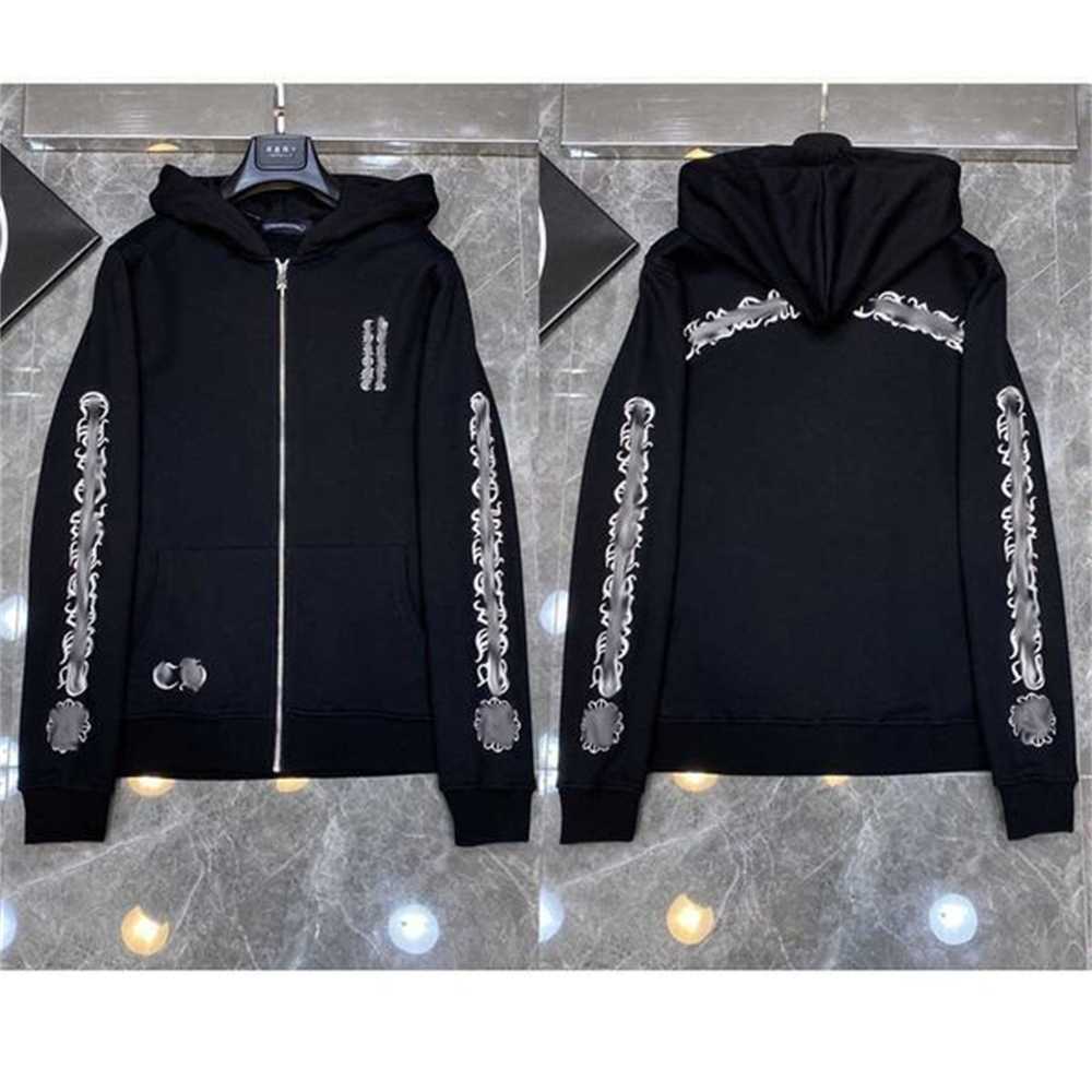 

Fashion Mens Luxury Sweatshirts Ch Designer Hoodies Zipper Sanskrit Graffiti Hooded Sweater Cross Pullover Hoodie Casual Women Tops Coat739Y WS8P, 19