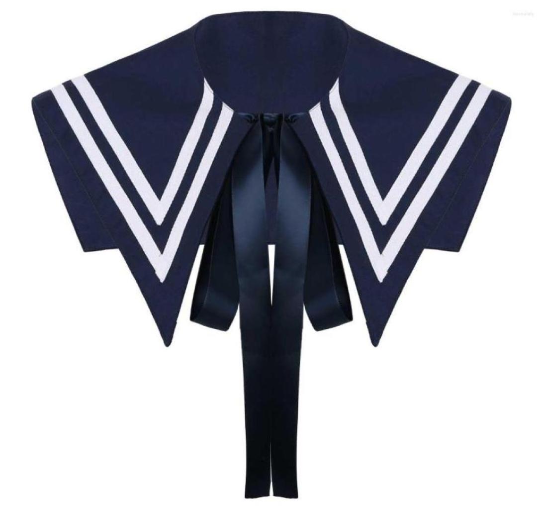 

Bow Ties Unisex Preppy Style Fake Collar Fashion Sailor Uniforms False Detachable Shirt Neck Cover Decorative Faux Dickey6829799