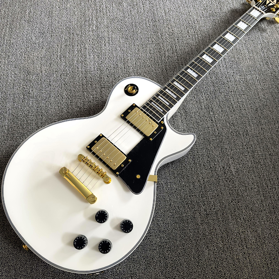 

Custom Shop, Electric Guitar, Ebony fretboard, Gold Accessories, Free Shipping