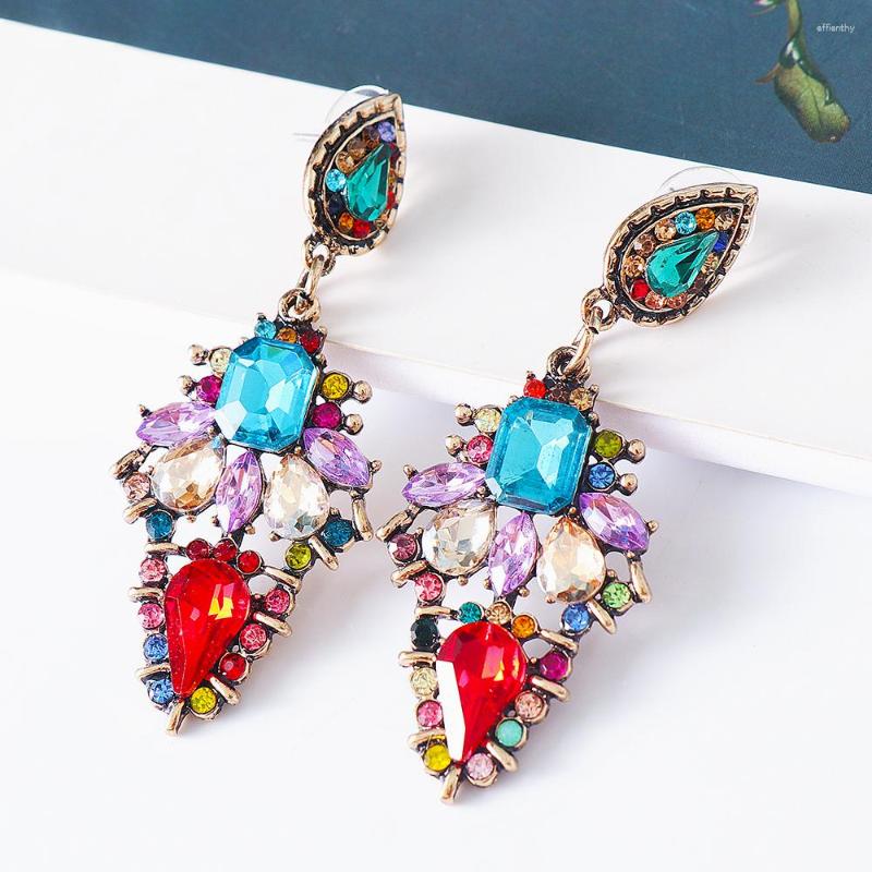 

Dangle Earrings Design Trend Colorful For Women's Geometry Elegant Unusual Exquisite Girl Party First Choice Jewelry Accessories