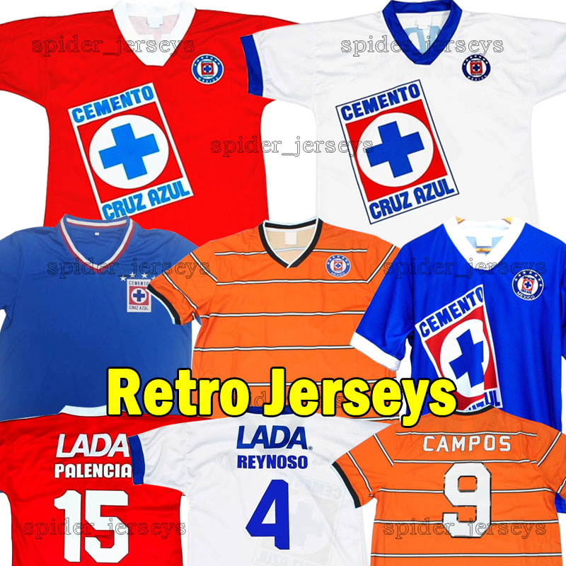 

1996 CrUz AzUl Retro Soccer Jerseys 1997 CAMPOS REYNOSO HERMOSILLO PALENCIA 1974 Football Shirts goalkeeper Men Uniforms, Lanshizi 1974 home