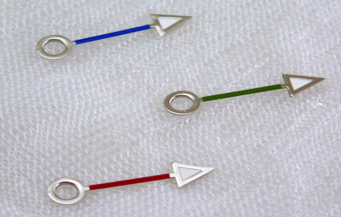 

1piece Red Blue Green Watch Hands for MingZhu 3804 GMT Movement Hand P3502835572