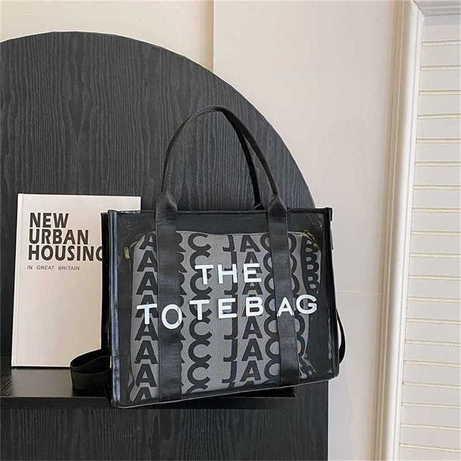 

Women's Bag 2023 New Transparent Beach Bag Large Capacity Casual Shoulder Bag Cross Body Mother Tote Bag 70% Off Outlet Online ZNCO, Black7