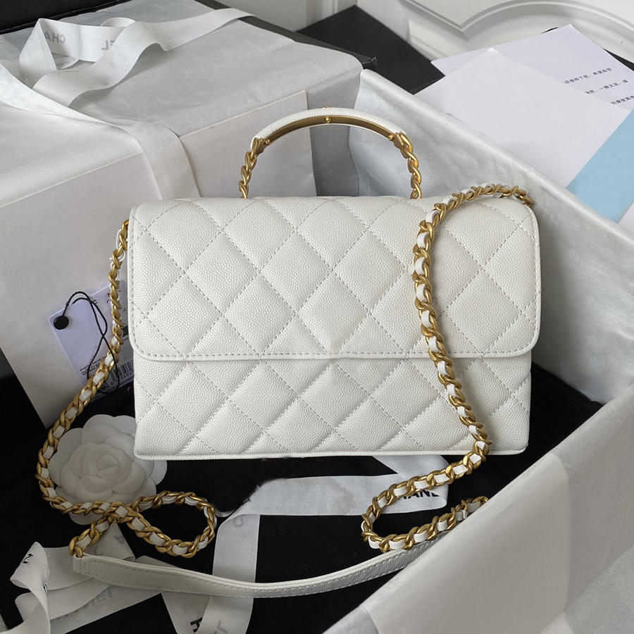 

10A TOP quality designer bag chain bag 22cm lady shoulder handbags genuine leather crossbody bag purse With box C534