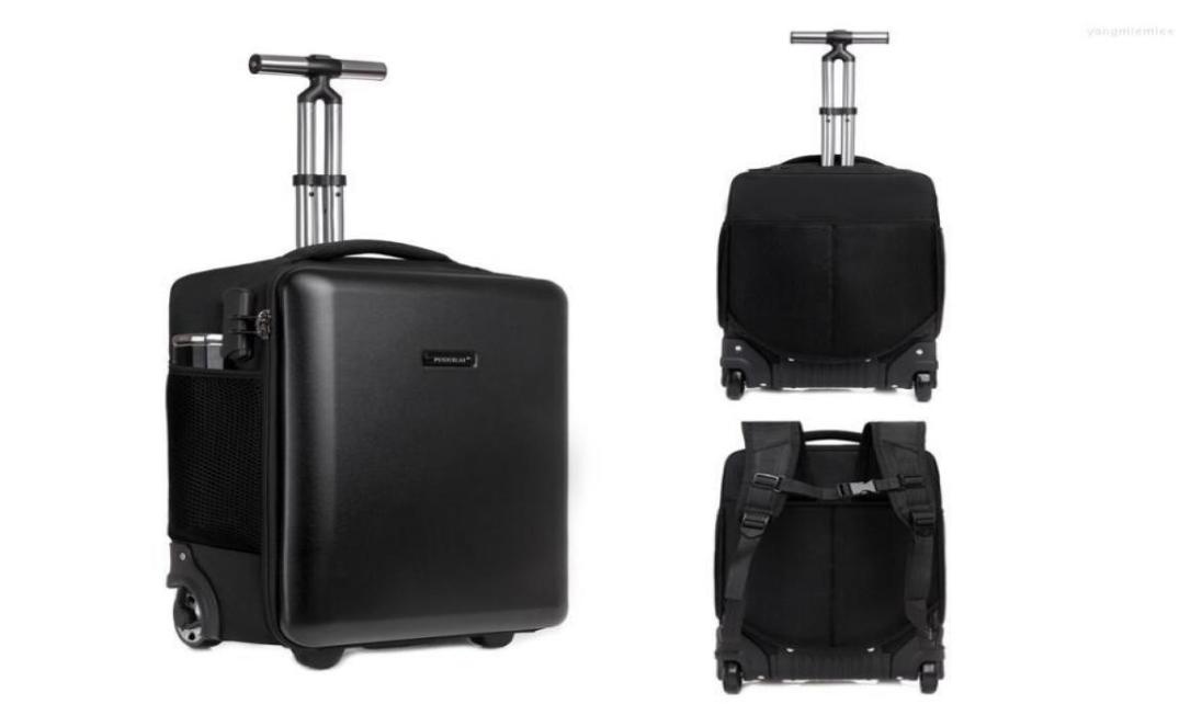 

Suitcases Women Travel Trolley Bag Luggage Suitcase Business Unisex Carry On Hand Wheels Rolling Backpack Baggage1977555