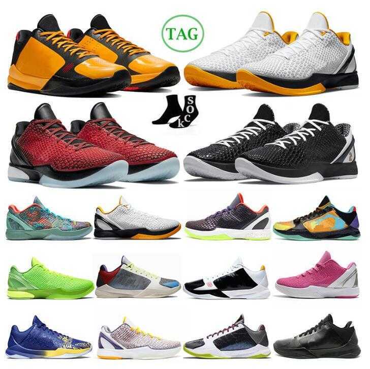 

Authentic ZK5 KB5 5s Bruce Lee 6 Protro Outdoor Shoes Rings Big Stage 5X Champ Lakers Purple Yellow Gold Chaos Mamba Zoom Men Sneakers With Original 40-46, 14