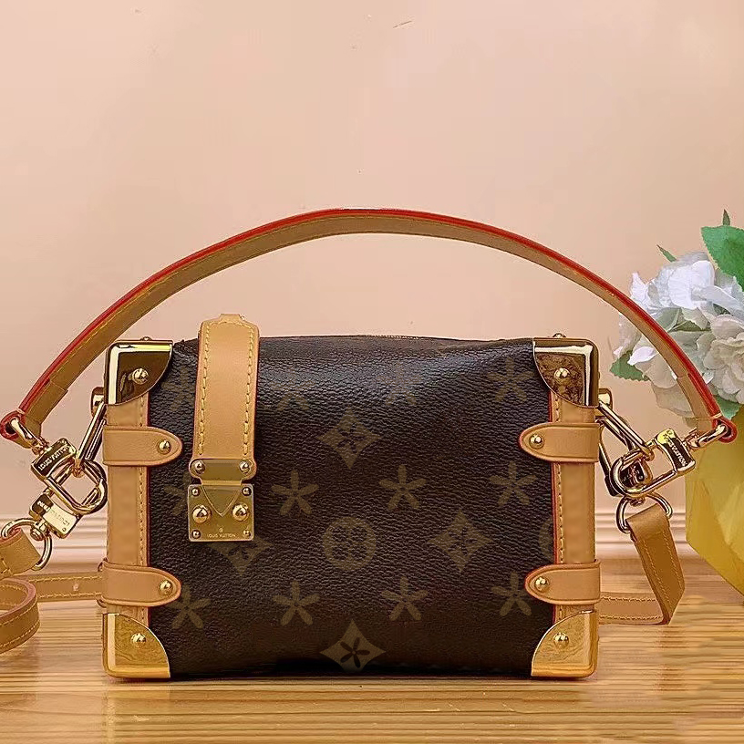 

Fashion trunk box Shoulder messenger bags M46358 cowhide tote M21741 clutch cross body mens Wallets Hobo Luxury Designer top handle bag handbag Womens cosmetic bags, Mon0gram