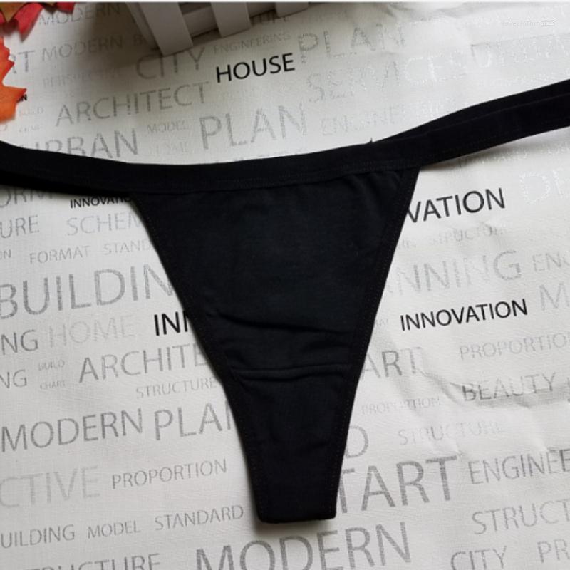 

Women's Panties Sexy Women Cotton G String Thongs Low Waist Seamless Female Underpants Comfortable Ladies Underwear Lingerie, Black