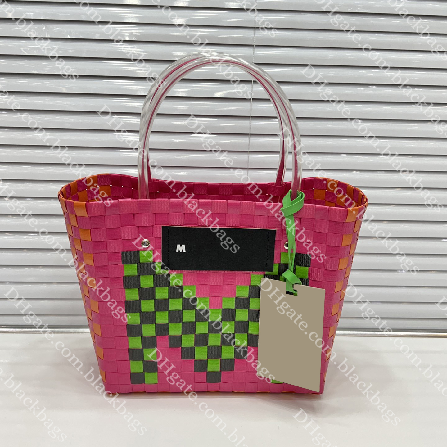 

Designer Beach Bag Hand Woven Tote Bag Luxury Vegetable Basket Handbag Women Large Capacity Vacation Beach Totes Limited Edition, No.14