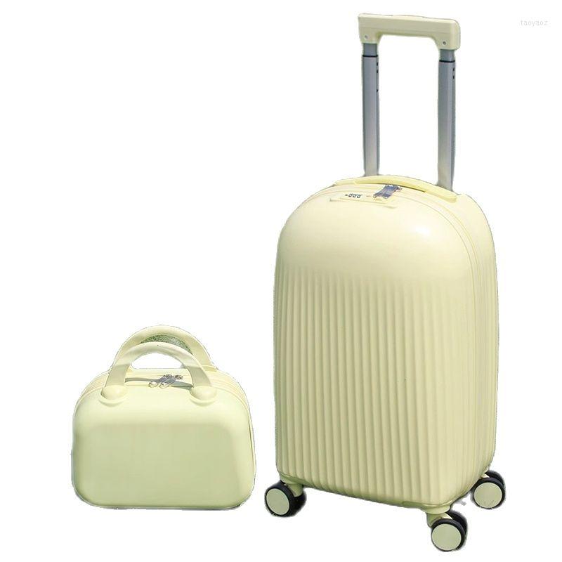 

Suitcases 20/22/24/26/28 Inch Suitcase For Kids Mute Luggage Travel Bags On Wheels Zipper Style Dry Wet Depart Set