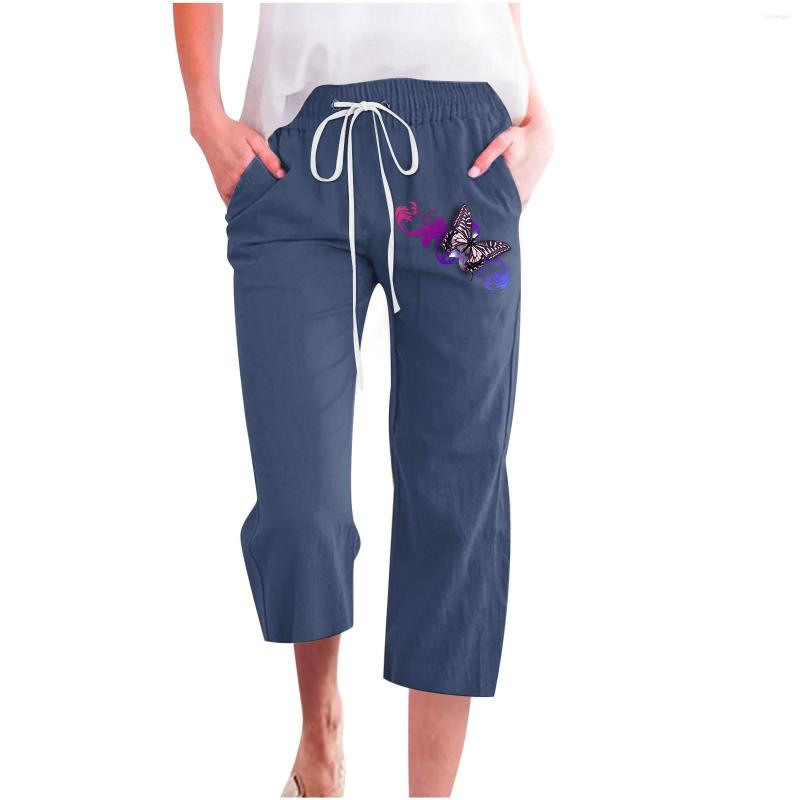 

Women's Pants Women Casual Spring Loose Fit For Work Summer Short, Black