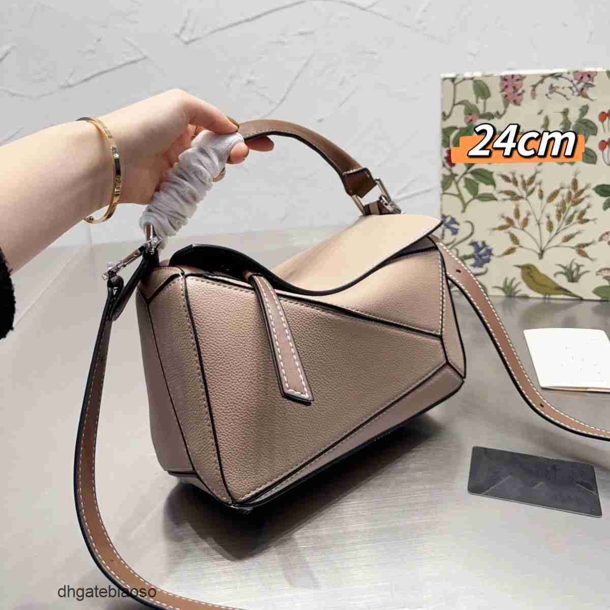 

Handbag Mini Puzzle Bags Spliced High Outdoor Geometric Bag Colored Girl Unisex Designer Capacity Loews Wqeh, Black