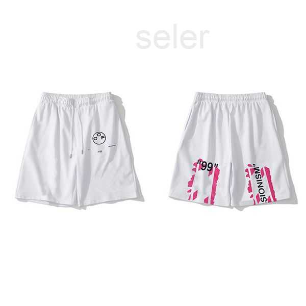 

Offs Men's Fashion Designer Shorts Summer Casual Sports Pants Loose Arrow Printed Reflective Stripe Short Black Gym Capris Cortez Cargo 5 CV0K, 20