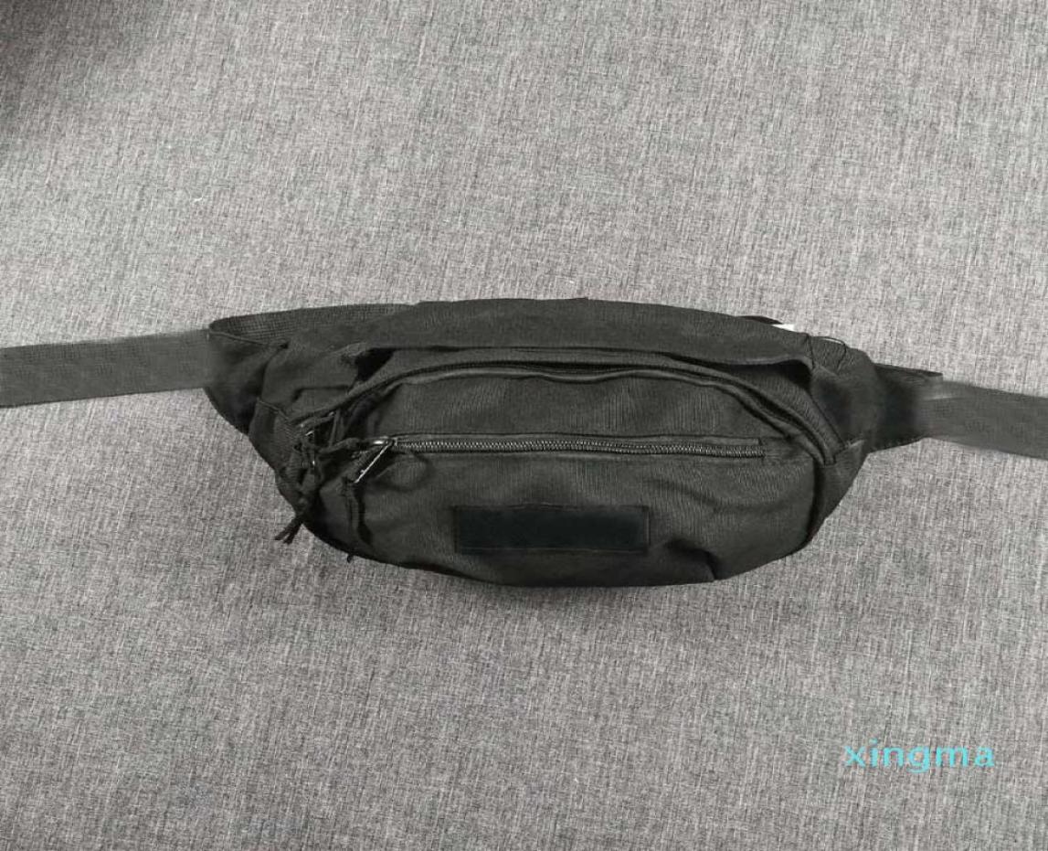 

2021 Waist Bag Unisex Fanny Pack Fashion Canvas HipHop Belt Men Messenger Small Shoulder Bag Waistpacks2995230, Black