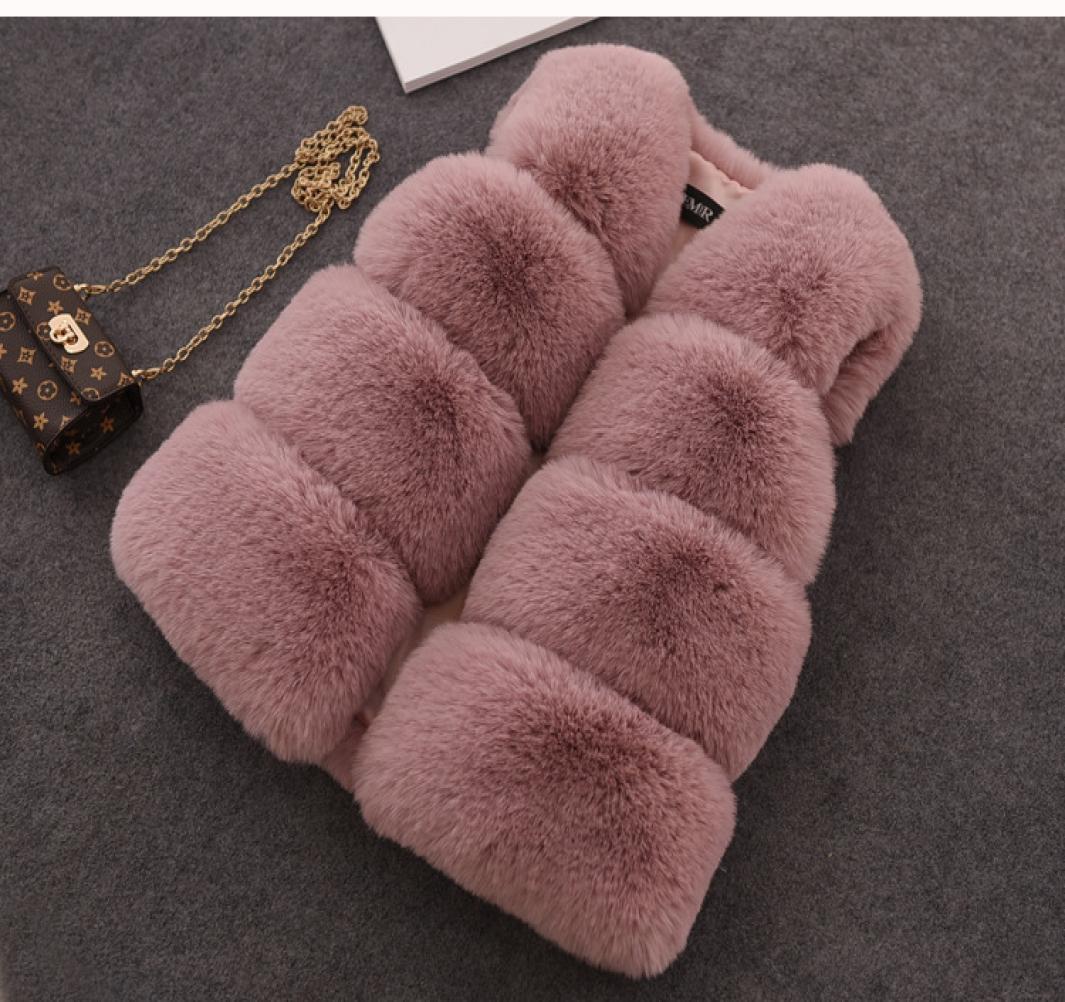 

kids girl Winter Warm Waistcoat girl fur vest Coat Winter kids outwear baby kids girl jacket vest 5 color size 70160cm1360996, Green
