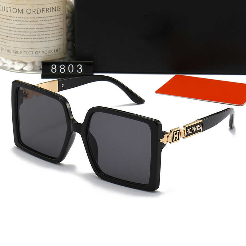 

Wholesale of New women's with large frames trendy casual sunglasses driving traveling and vacation glasses 8803