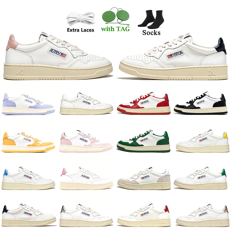 

Designer Platform Autry Action Casual Shoes Fashion Women Men USA Upper Two-Tone Leather Suede Low Sneakers Pink Golden Green Panda Lows Mens Trainers Loafers, A (4)
