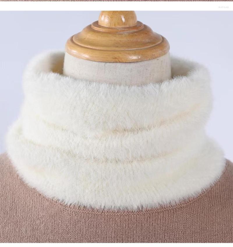 

Scarves Korean Version Of The Wind Neck Cover Thickened Warm Protection Cervical Knit Bib W035