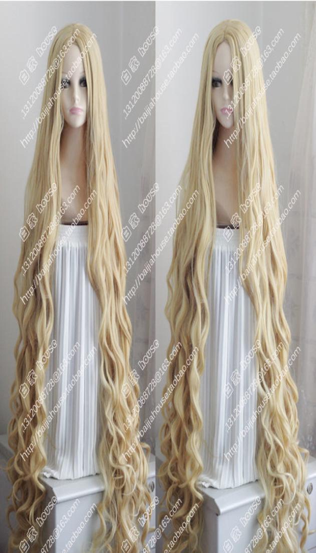 

150CM Long Wavy Curly Wig Occident Pastoral Style Mix Blonde Cosplay Wig Hair New High Quality Fashion Picture wig8836885, Natural color