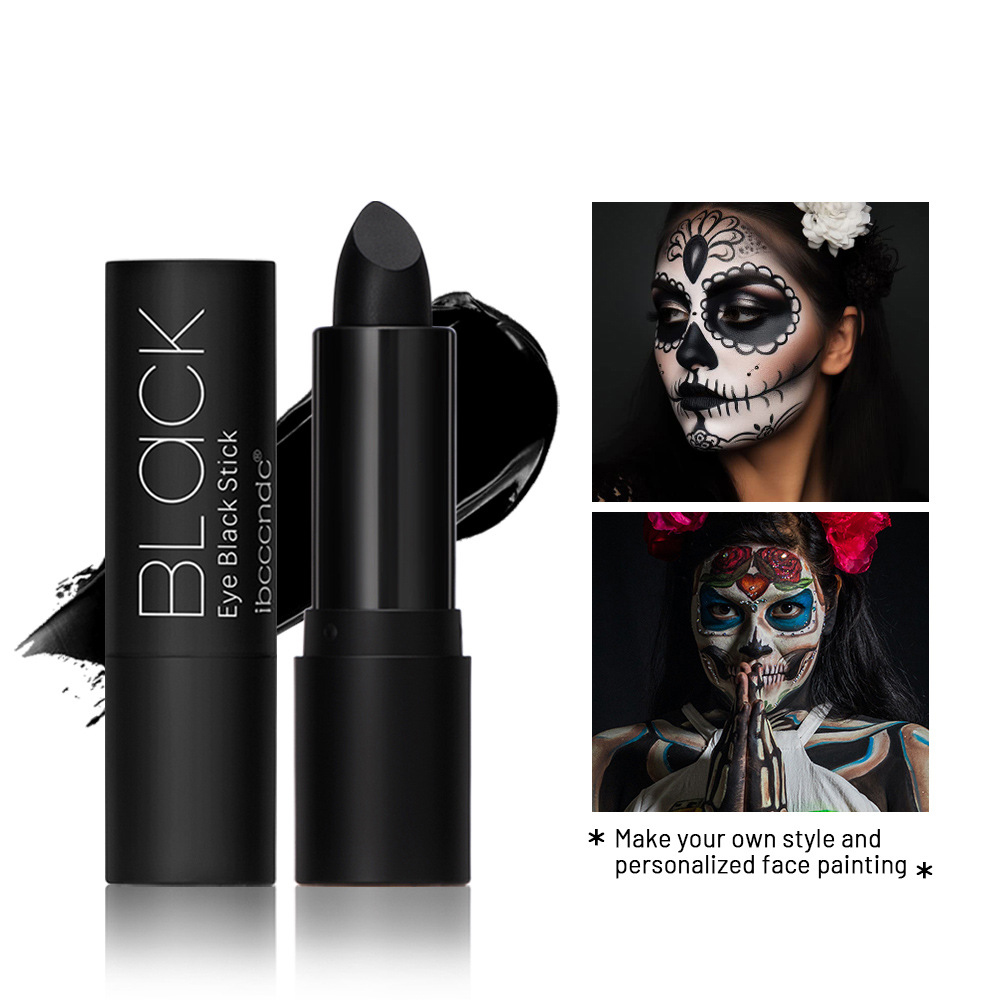 

Halloween Black Lipstick Multiple Uses Eye Black Stick Sports Face Body Paint