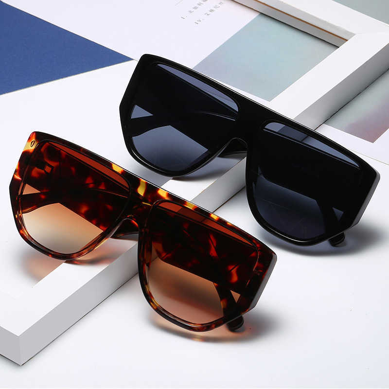 

New big frame men's and women's fashion sunglasses windproof glasses