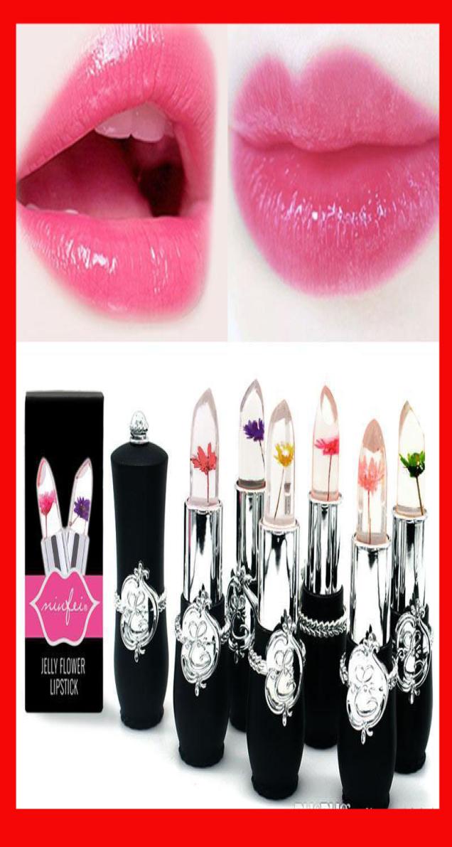 

Flower Lipstick Lasting Moisturizer Transparents Cosmetics Waterproof Temperature Change Color Jelly Lipstick Balm Make up New5278662, Pink