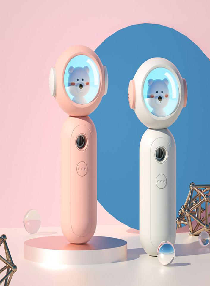

Cute Face Humidifier Portable USB Charging Nano Mister Humidifier Cooling Mist Spray Facial Moisturizing Beauty Instrument Handy5681284