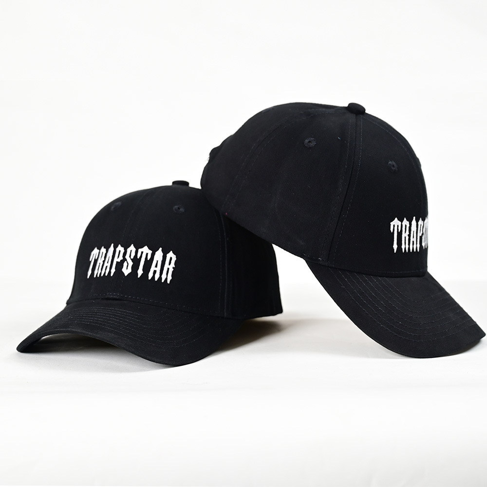 

Ball Caps Fashion Trapstar Baseball Cap Women Men Custom Adjustable Adult Dad Hat Summer Snapback Trucker Hats, Black