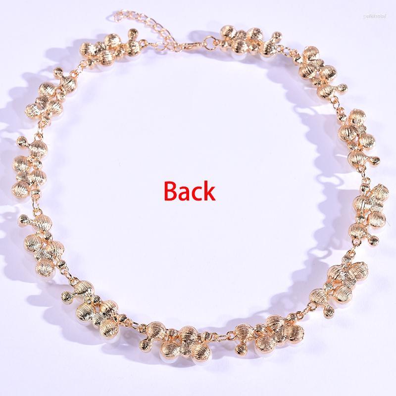

Choker UDDEIN Bridal Wedding Jewelry Chunky Alloy Pearl Necklace & Pendant Vintage Statement Collar Gifts Nigerian African