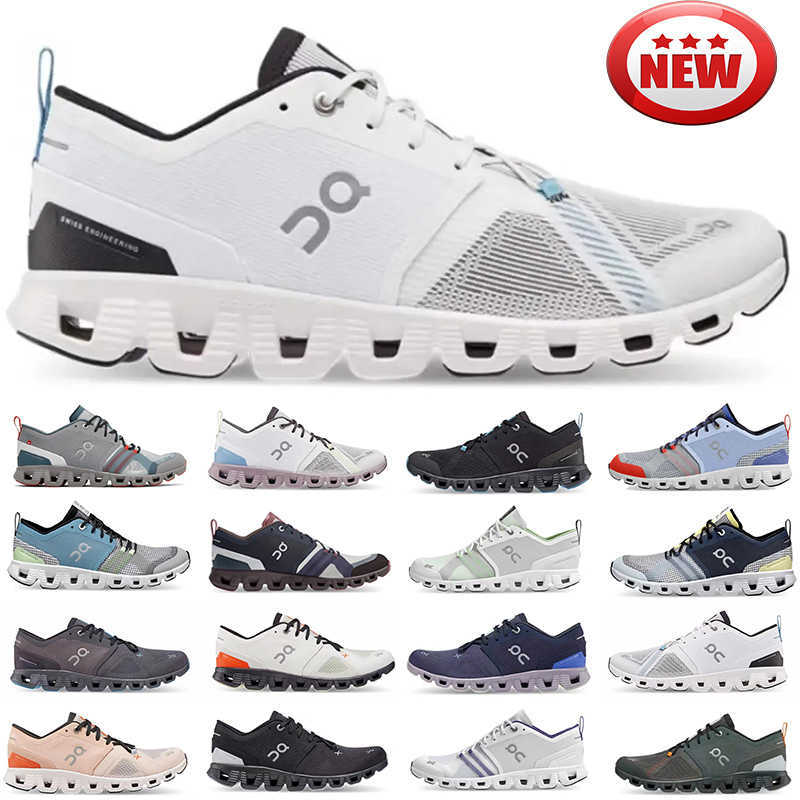 

On 2023 running shoes cloud x 3 Sneakers mens clouds x3 Shift Casual Federer shoe workout and cross trainning Black white heron denim men women outdoor Sports trainers, Niagara white