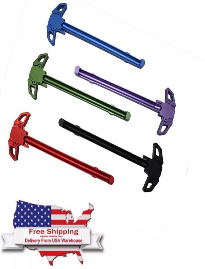 

Red Green Black Charging Handle Tool Parts for AR15 M4 Metal Handle 6028915