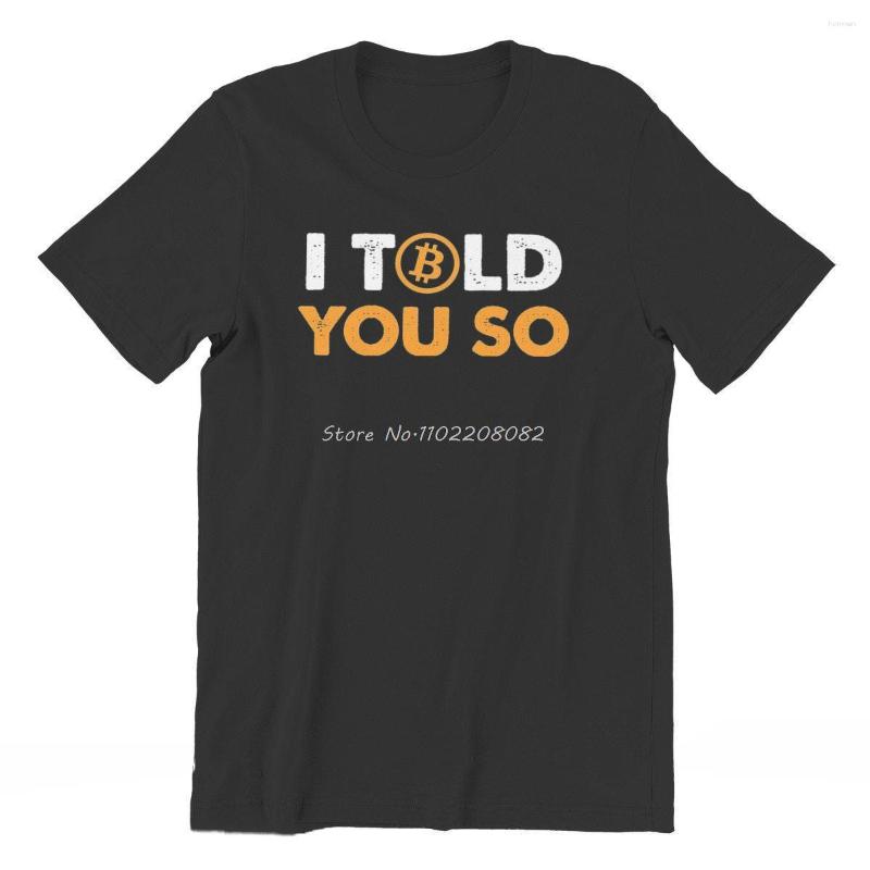 

Men's T Shirts Bitcion Art Satoshi Nakamoto I Told You So Funny Shirt Vintage Grunge High Quality Tshirt Loose Men Tshirts, Navy blue