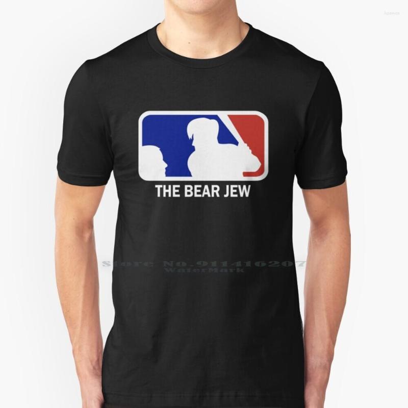 

Men's T Shirts Tbj Shirt Pure Cotton Inglorious Bastards Logo Quentin Tarantino Bear Jew Parody Jewish, Ftee-navy